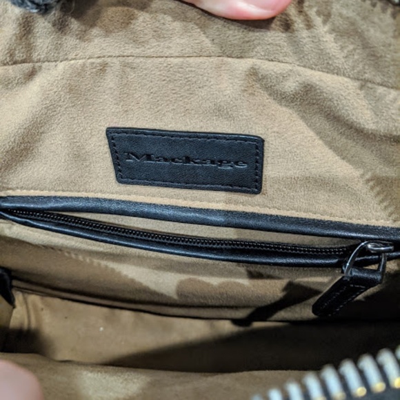 Mackage large leather purse with arrow clasp - Picture 4 of 10